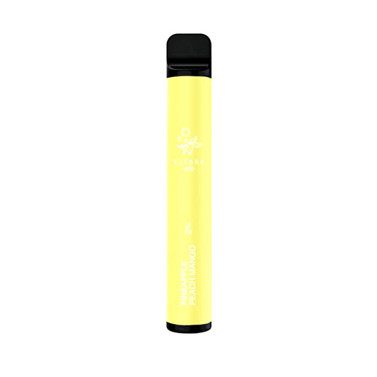 Elf Bar 600 Disposable - Pineapple, Peach, Mango 2%