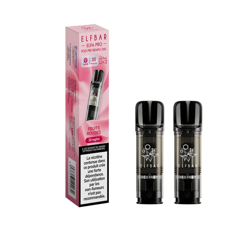 ELFBAR ELFA Pro - Pack de 2 Cartouches 2ml 600 Puffs