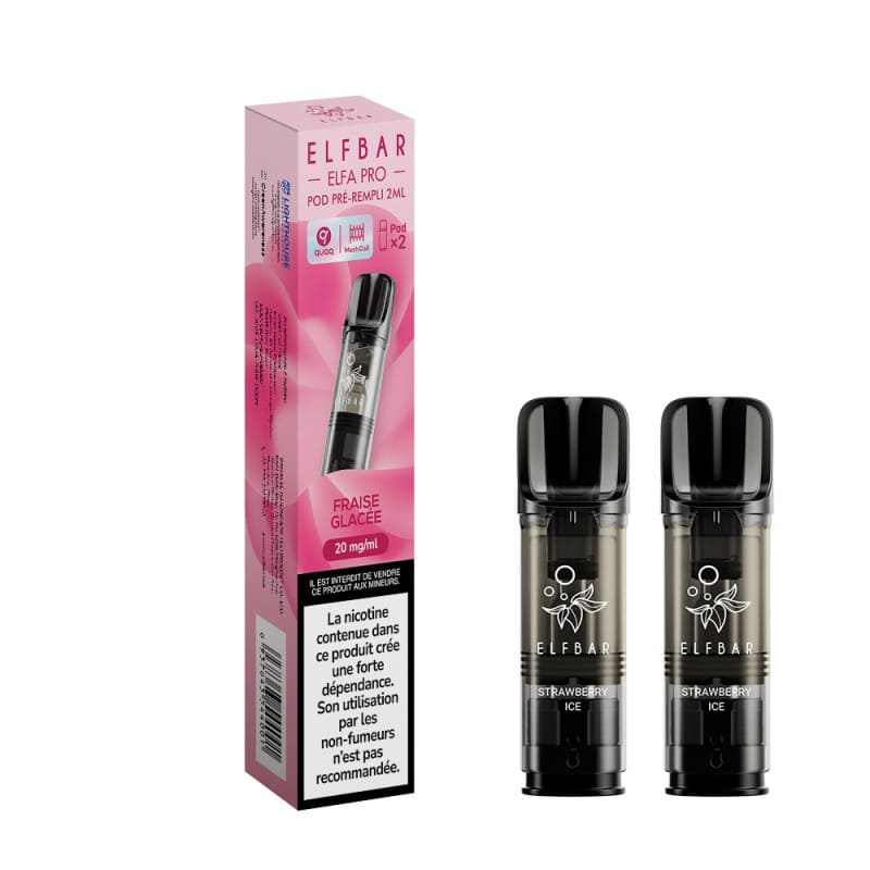 ELFBAR ELFA Pro - Pack de 2 Cartouches 2ml 600 Puffs