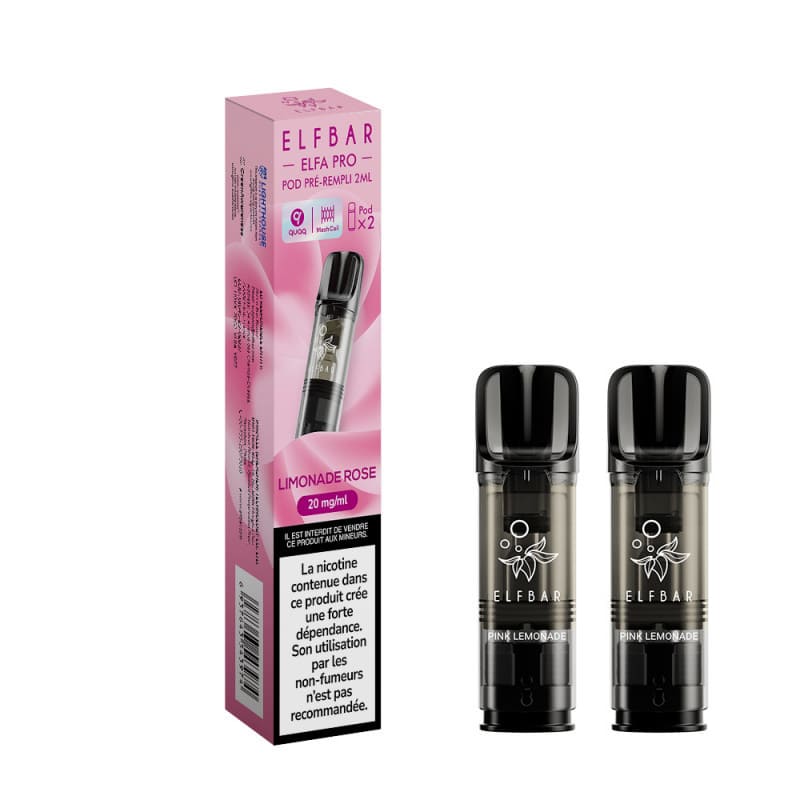 ELFBAR ELFA Pro - Pack de 2 Cartouches 2ml 600 Puffs