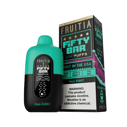 Fifty Bar X Fruitia 20K Disposable Vape