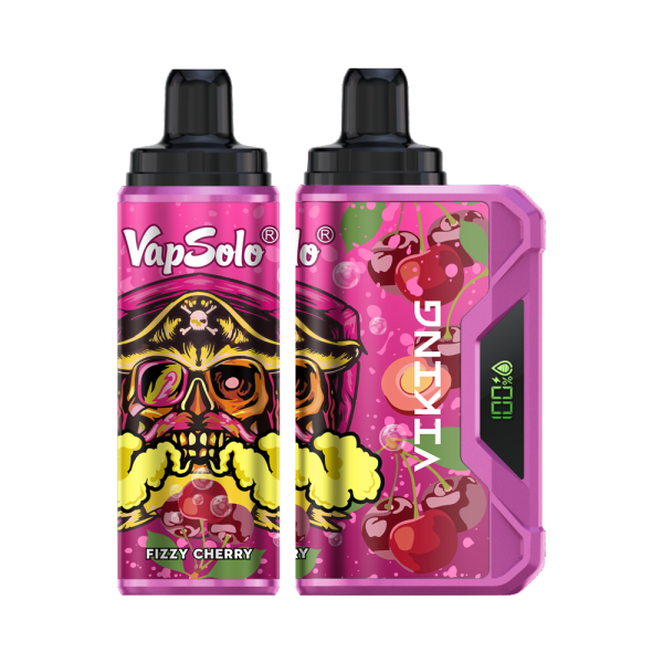 VapSolo Viking 12K Puffs Disposable Vape | Ajustable Airflow,LCD Display,Type-C port