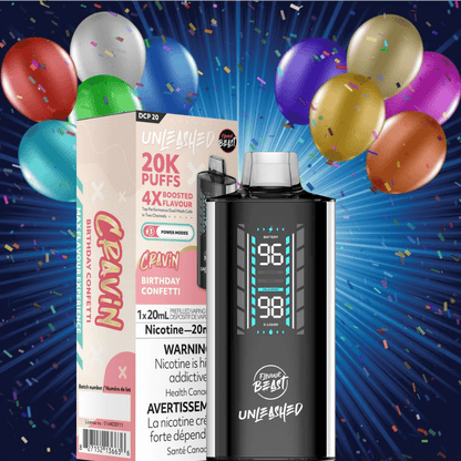 Flavour Beast Unleashed DCP 20K Disposable Vape - Birthday Confetti