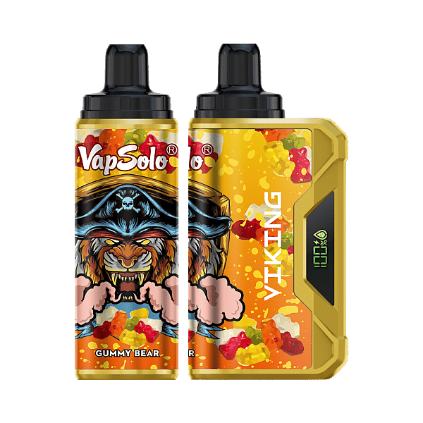 VapSolo Viking 12K Puffs Disposable Vape | Ajustable Airflow,LCD Display,Type-C port