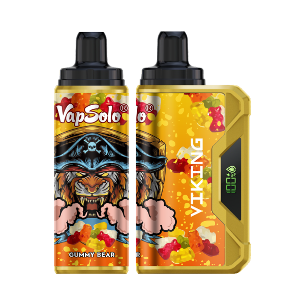 VapSolo Viking 12K Puffs Disposable Vape | Ajustable Airflow,LCD Display,Type-C port