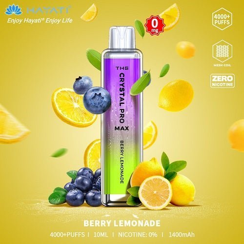 Hayati Pro Max 4000 - Berry Lemonade | Box of 10 0mg