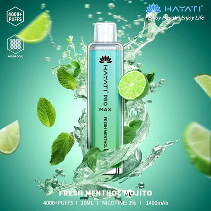 Hayati Pro Max 4000 Disposable Vape Pod Device – Box of 10