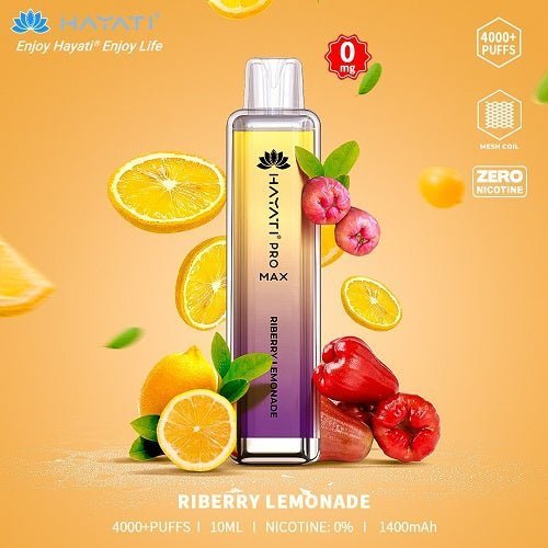 Hayati Pro Max 4000 - Riberry Lemonade 0mg