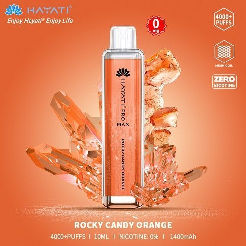Hayati Pro Max 4000 - Rocky Candy Orange 0mg