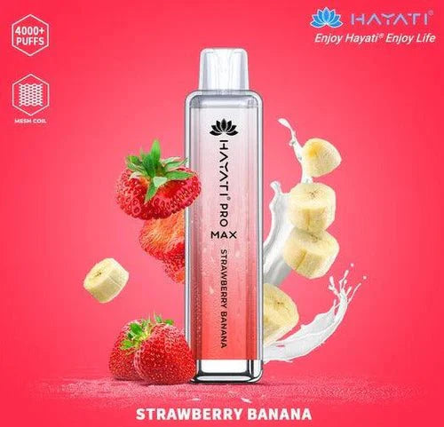 Hayati Pro Max 4000 - Strawberry Banana 0mg