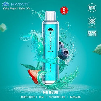 Hayati Pro Max 4000 Puffs - Box of 10 0mg