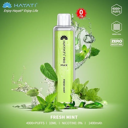 Hayati Pro Max 4000 Puffs - Box of 10 0mg
