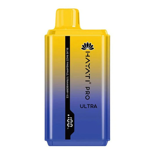 Hayati Pro ultra 15000 Puff - Blue Razz Pineapple / Strawberry Ice 0mg