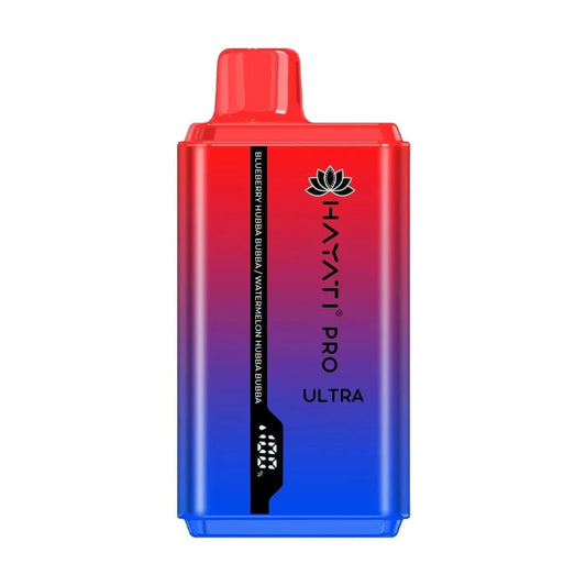 Hayati Pro ultra 15000 Puff - Blueberry Hubba Bubba / Watermelon Hubba Bubba 0mg