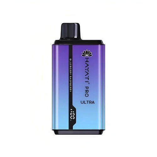 Hayati Pro Ultra 15000 Puffs - Blueberry Raspberry 0mg Box  of 10