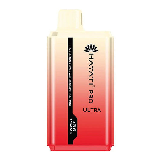 Hayati Pro ultra 15000 Puff - Fizzy Lemon & Lime / Watermelon Fresh Mint 0mg