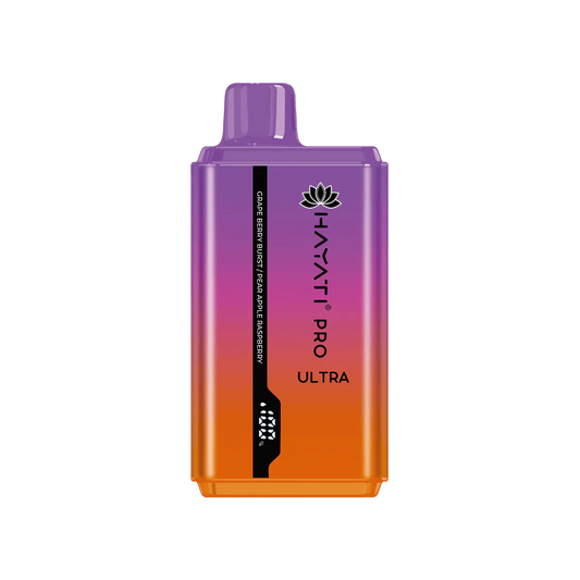 Hayati Pro ultra 15000 Puffs - Grape Berry Burst / Pear Apple Raspberry 0mg