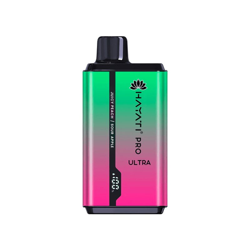 Hayati Pro ultra 15000 - Sour Apple / Juicy Peach 0mg