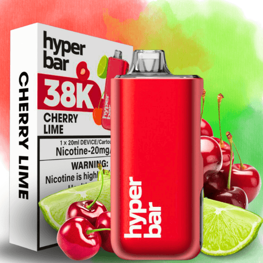 Hyper Bar BE38000 Disposable Vape-Cherry Lime
