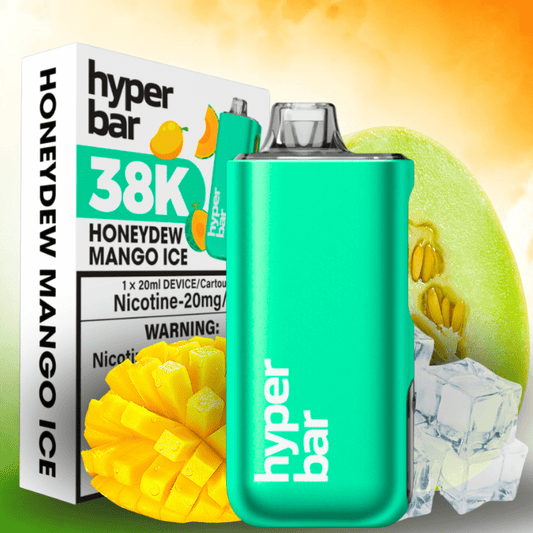Hyper Bar BE38000 Disposable Vape-Honeydew Mango Ice