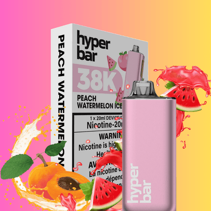 Hyper Bar BE38000 Disposable Vape-Peach Watermelon Ice