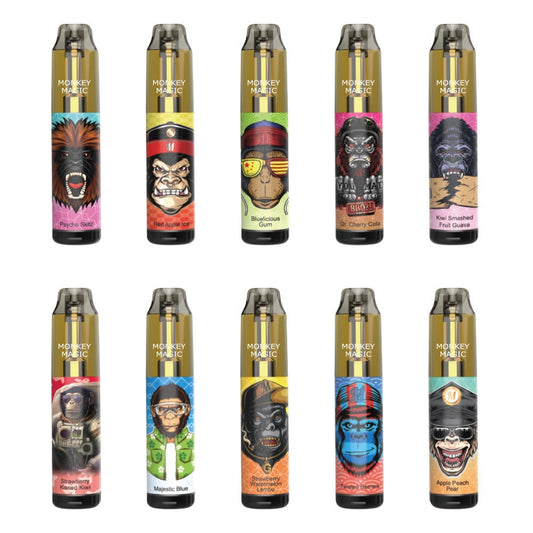 Monkey Magic 7500 Puffs by TasteFog  Disposable Vapes UK