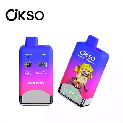 OKSO Double Flavor 60000 Puffs 60k LED Screen Disposable Vape
