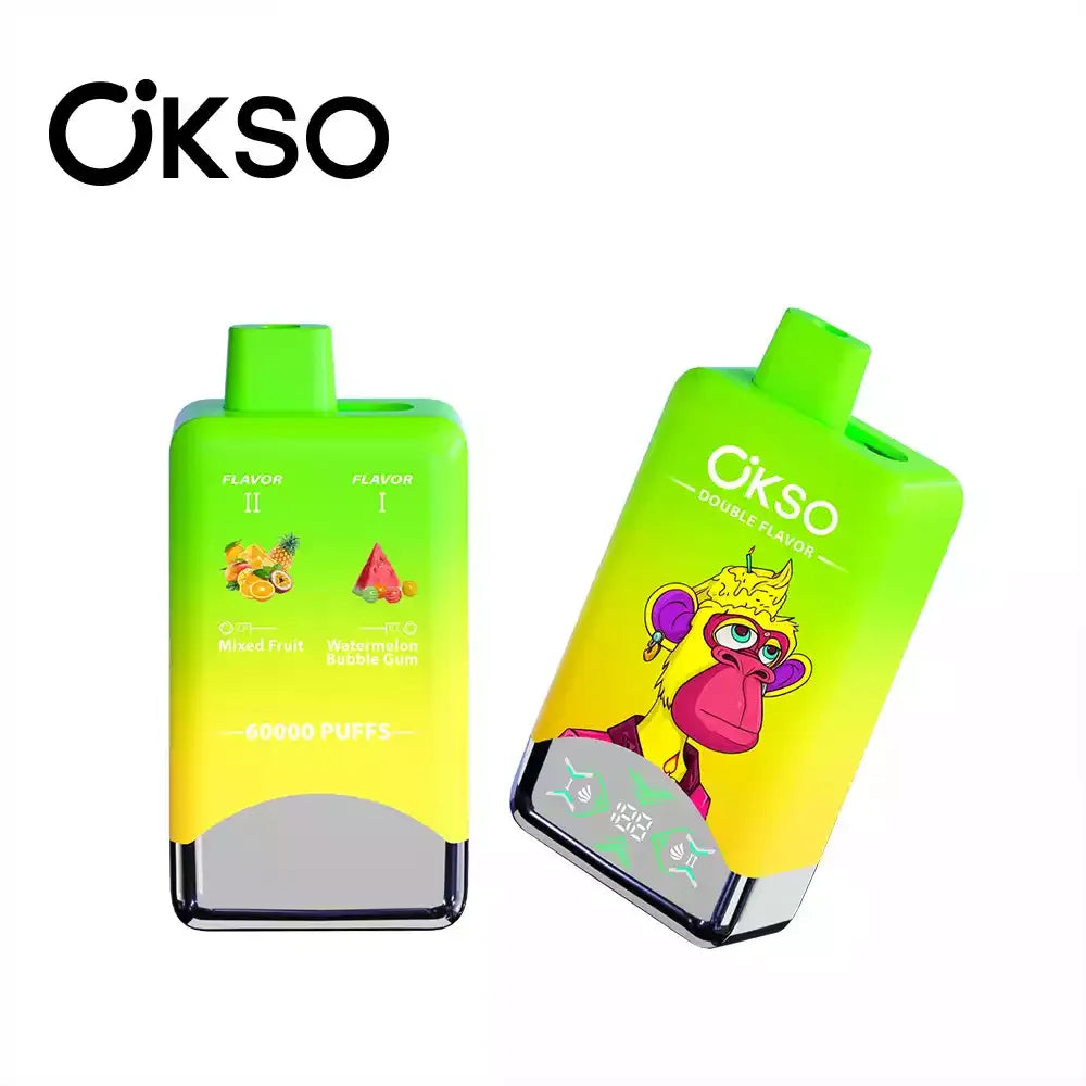 OKSO Double Flavor 60000 Puffs 60k LED Screen Disposable Vape