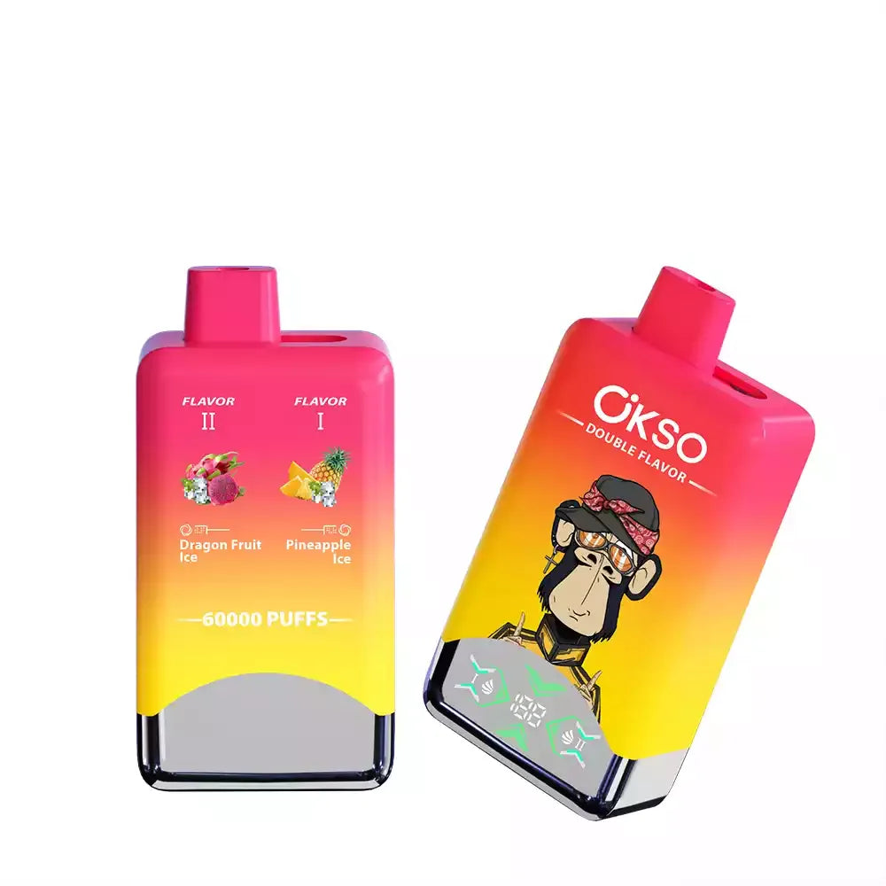 OKSO Double Flavor 60000 Puffs 60k LED Screen Disposable Vape