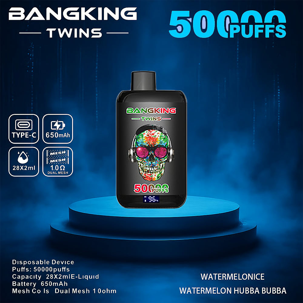 Bang King Twins 50000 Puffs 50k Double Flavor Disposable Vape