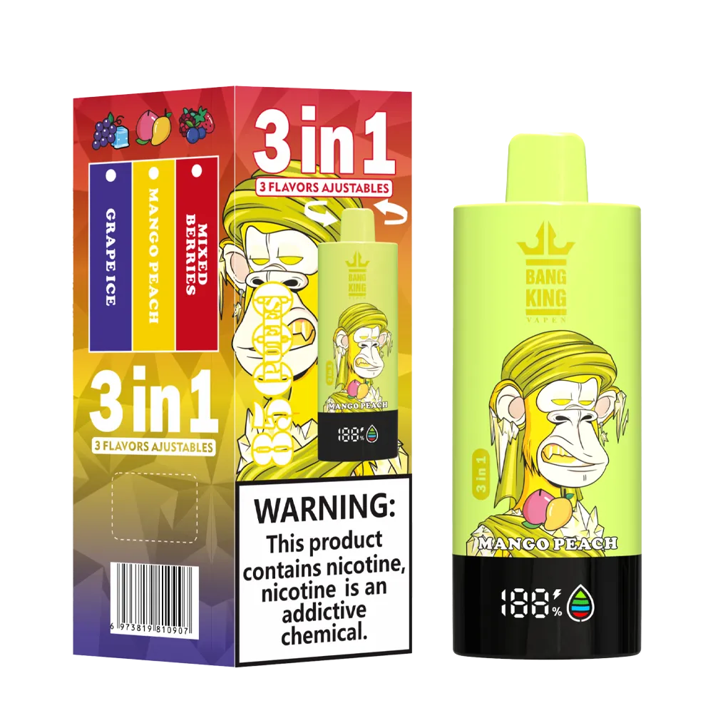 Bang King Triple 85K 3‑in‑1 Disposable Vape | 85,000 Puffs | Triple Flavor Pods