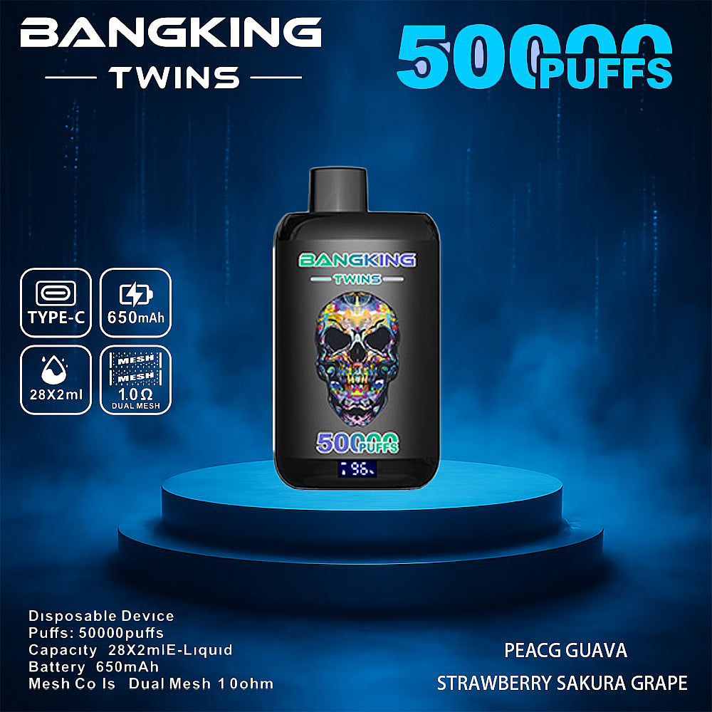 Bang King Twins 50000 Puffs 50k Double Flavor Disposable Vape