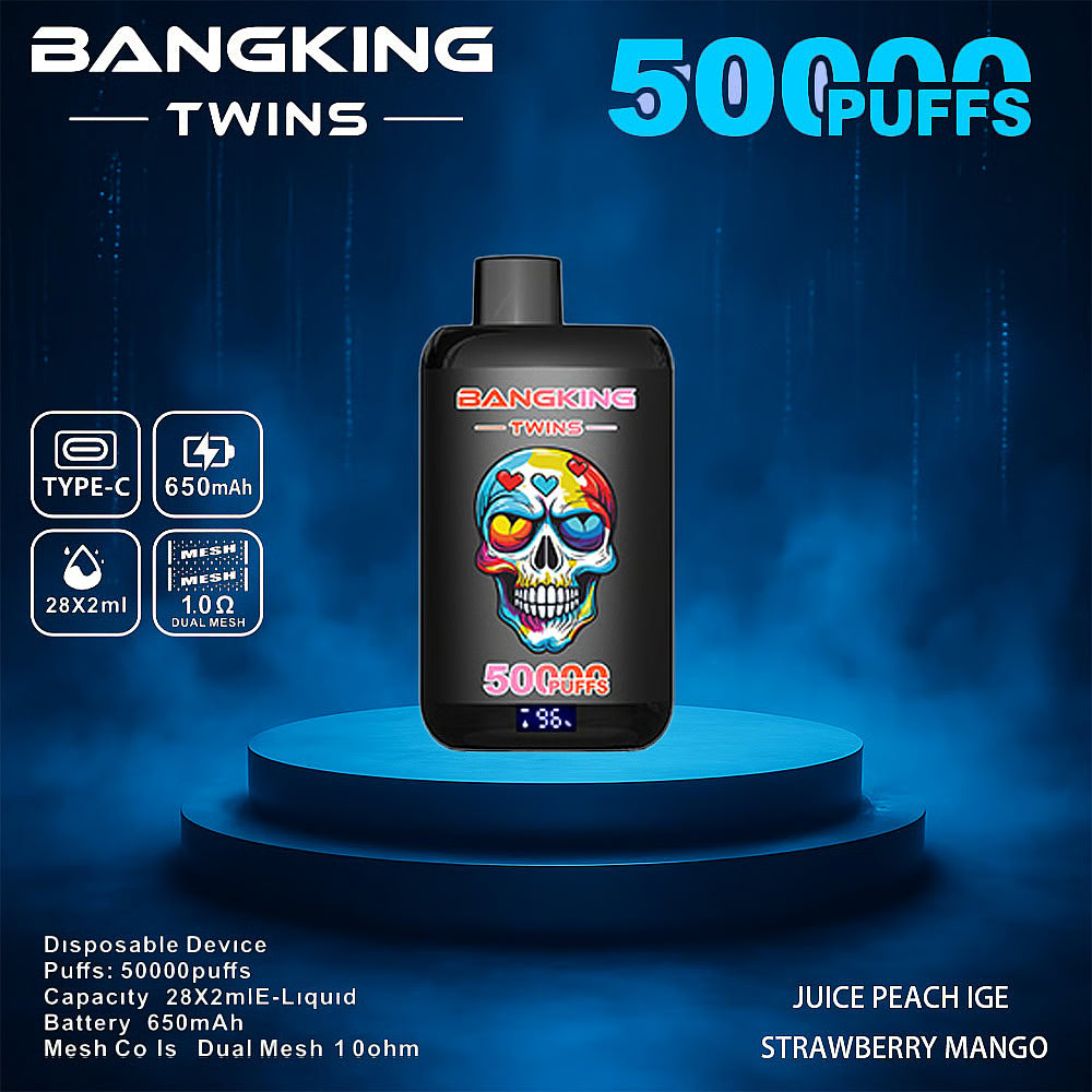 Bang King Twins 50000 Puffs 50k Double Flavor Disposable Vape