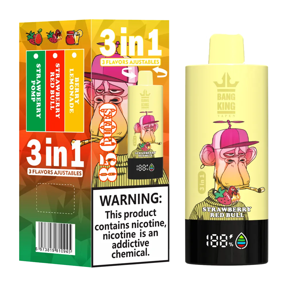 Bang King Triple 85K 3‑in‑1 Disposable Vape | 85,000 Puffs | Triple Flavor Pods