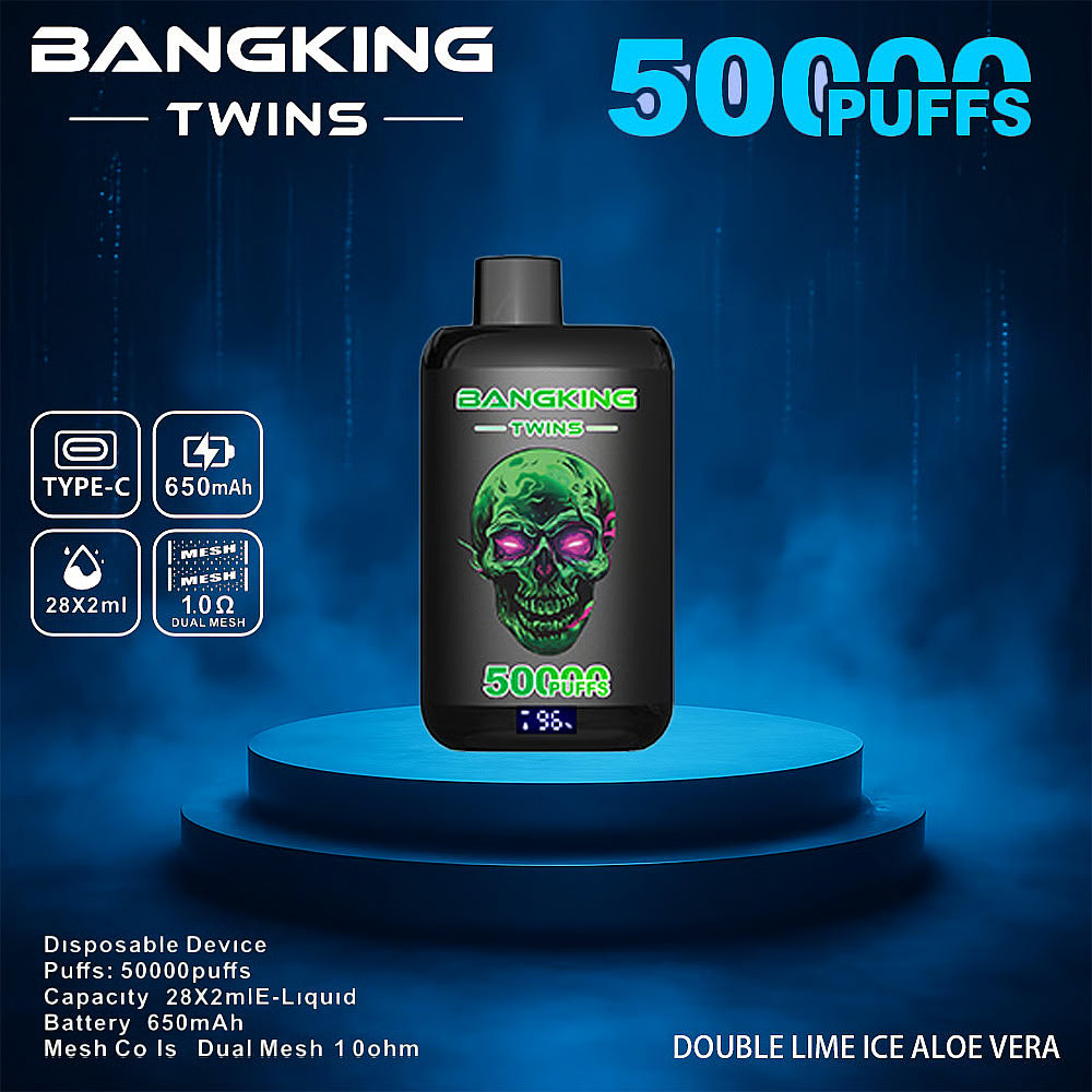 Bang King Twins 50000 Puffs 50k Double Flavor Disposable Vape