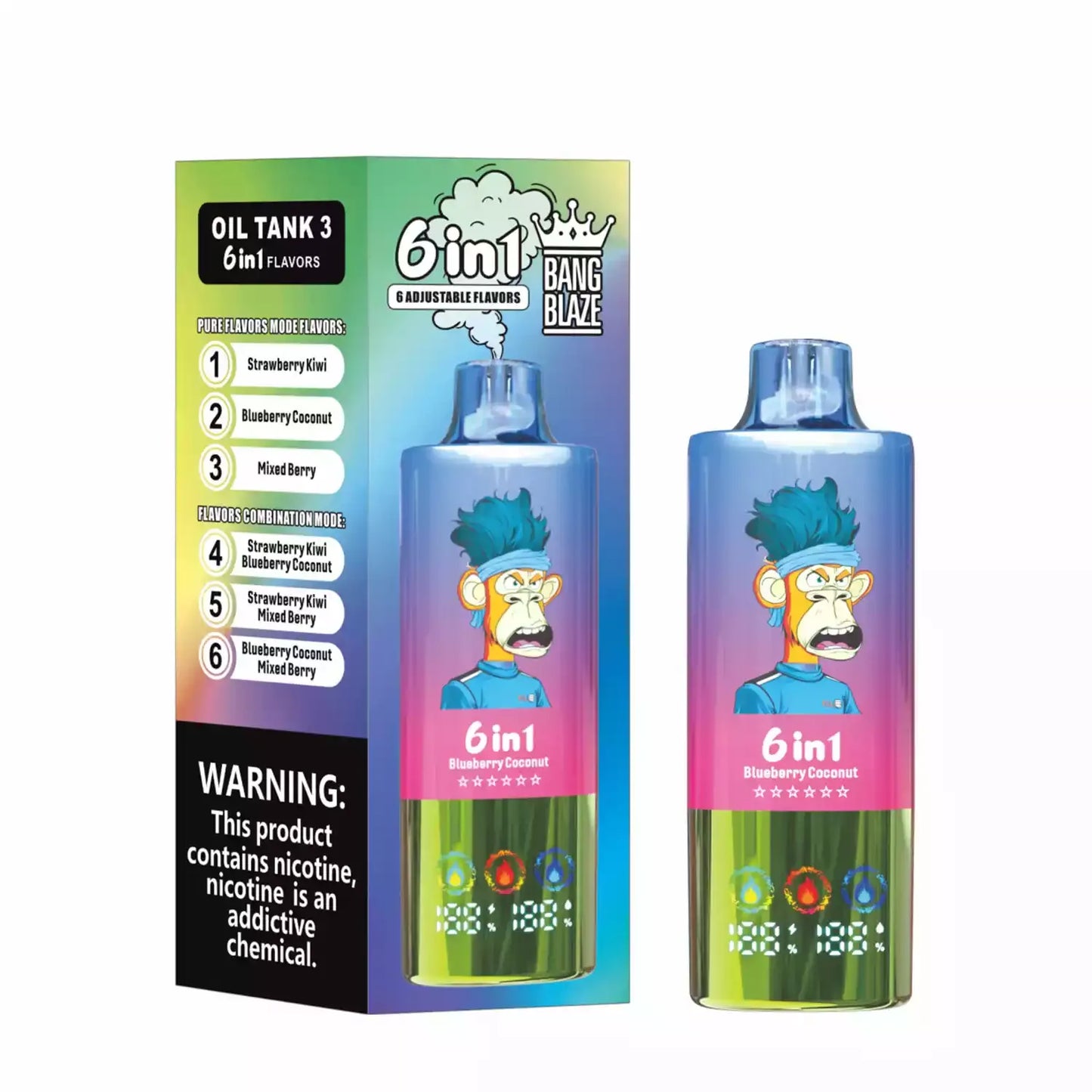 Bang Blaze 100000 Puffs 6 in 1 Flavors – Ultimate 100k Vape Experience