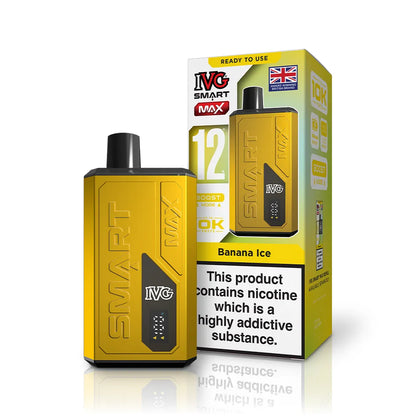 IVG Smart Max Vape Kit-20mg,1000mAh Battery,10ml E-liquid,Multiple Nicotine20 Flavors