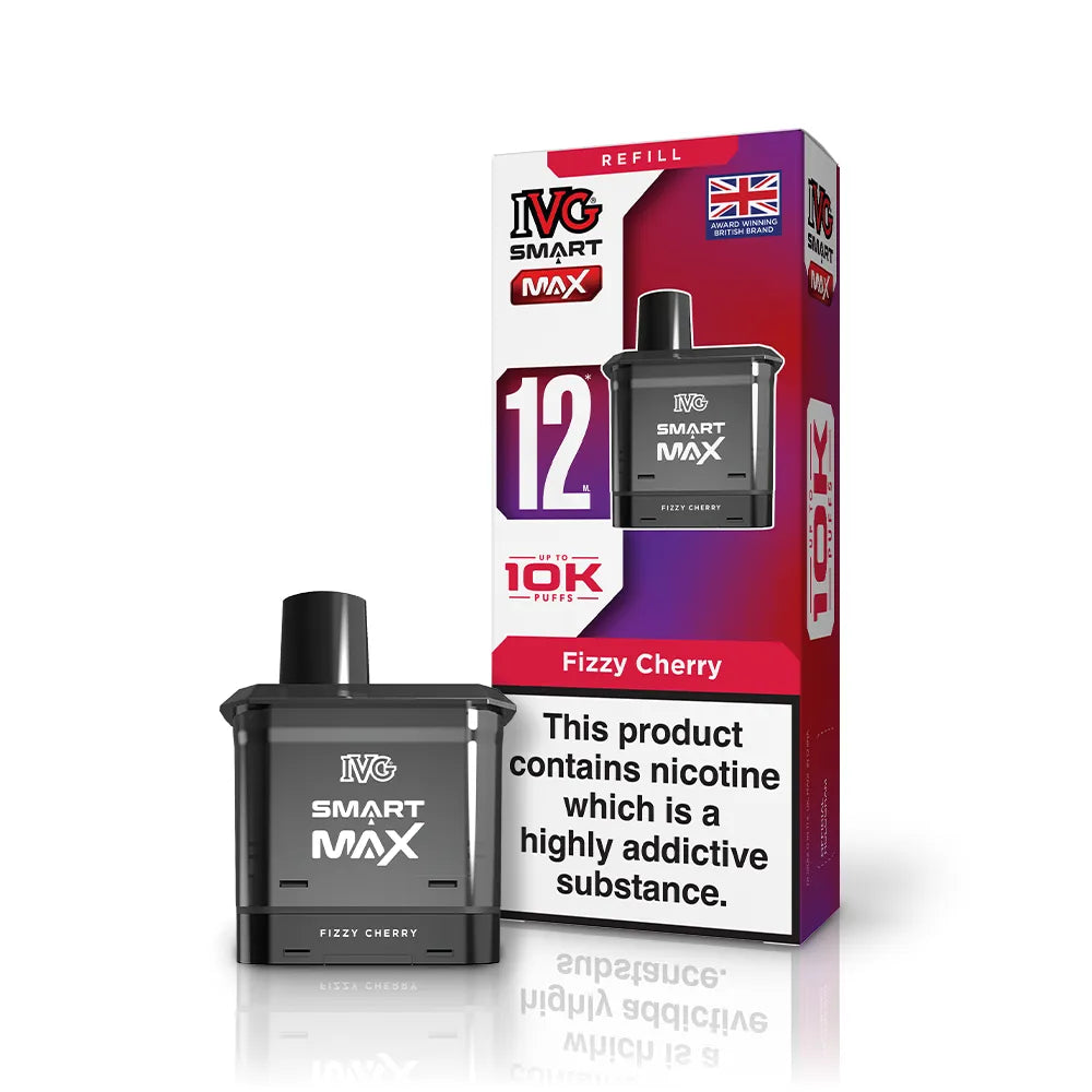 IVG Smart Max Prefilled Pods-1000mAh Battery,10ml E-liquid,Multiple Nicotine 25 Flavors