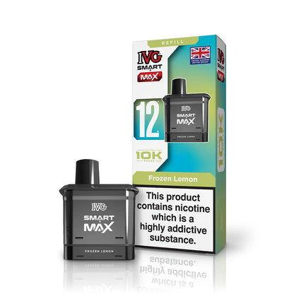 IVG Smart Max Prefilled Pods-1000mAh Battery,10ml E-liquid,Multiple Nicotine 25 Flavors