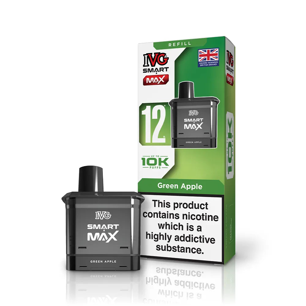 IVG Smart Max Prefilled Pods-1000mAh Battery,10ml E-liquid,Multiple Nicotine 25 Flavors