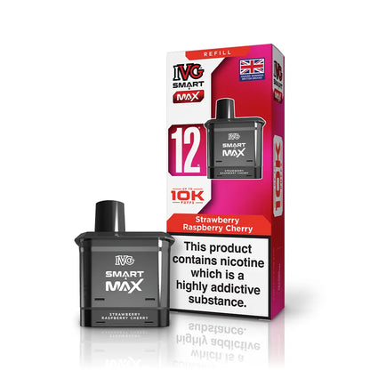 IVG Smart Max Prefilled Pods-1000mAh Battery,10ml E-liquid,Multiple Nicotine 25 Flavors
