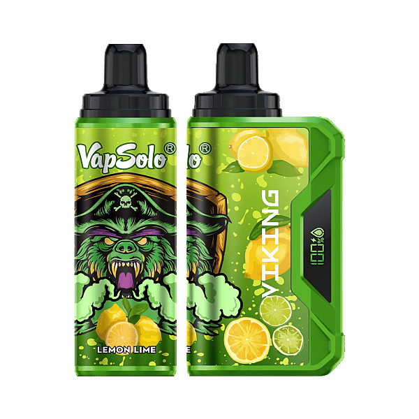 VapSolo Viking 12K Puffs Disposable Vape | Ajustable Airflow,LCD Display,Type-C port
