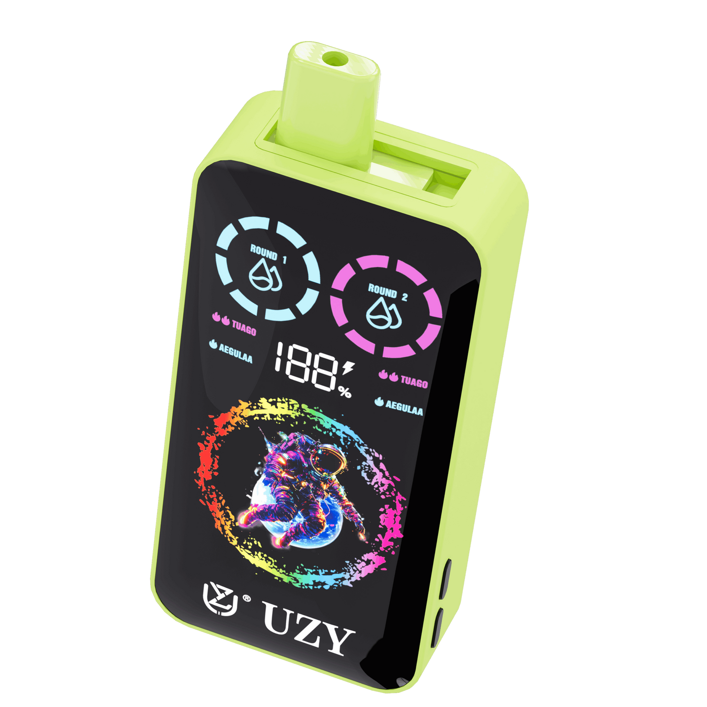 UZY Tornado 30000 30K Puffs :Dual Flavors Disposable Vape with Smart Screen