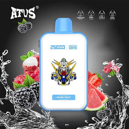 ATVS 25000 Puffs :DTL/MTL Disposable Vape with Smart Full Screen