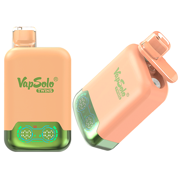 VapSolo Twins 20K Puffs Disposable Vape | Dual Flavors,Airflow Control,Smart Display Screen