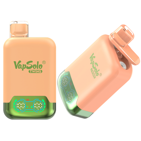 VapSolo Twins 20K Puffs Disposable Vape | Dual Flavors,Airflow Control,Smart Display Screen