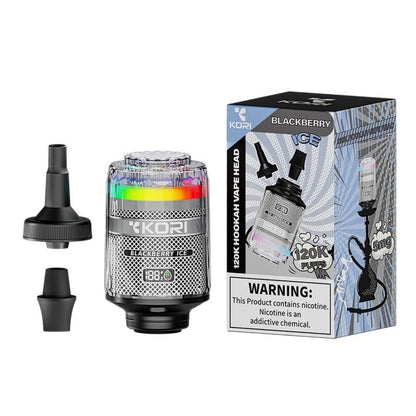 KORI Hookah Head Shisha 120K Disposable Vape E-hookah 0.5% (120000 Puffs)