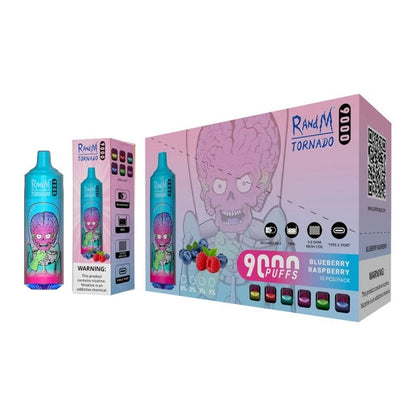 RandM Tornado 9000 Puffs Vape original E Cigarette Bang King Double Crystal 20000 Puffs Vape 20K Disposable Vape Pen E Cigarette Prefilled 14ml 850mAh