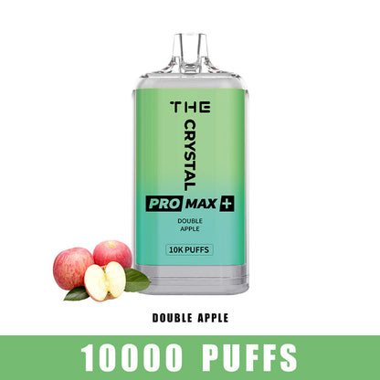 WGA Crystal Pro Max Plus 10000 Puffs Disposable Vape-550mAh Battery, 25ml E-liquid, Multiple Nicotine 10 Flavors