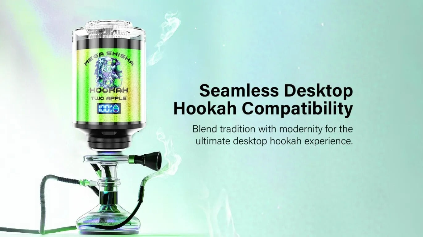 JNR Mega Shisha Hookah 100000 Puffs 100K Disposable Vape Pen E Cigarette Prefilled 60ml 2200mAh
